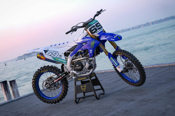 Kit déco motocross Yamaha - Energy - Bleu Promo