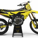 Kit déco motocross Yamaha - Enigma - Jaune