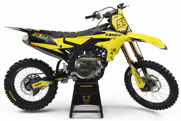 Kit déco motocross Yamaha - Enigma - Jaune