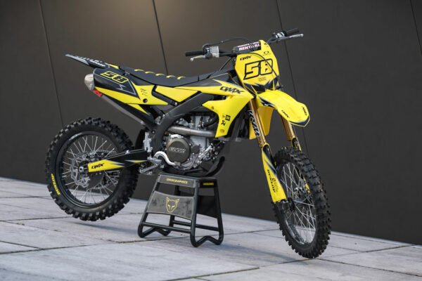 Kit déco motocross Yamaha - Enigma - Jaune Promo