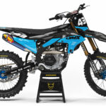 Kit déco motocross Yamaha - Frost - Bleu