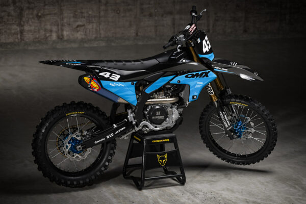 Kit déco motocross Yamaha - Frost - Bleu Promo