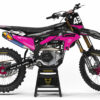 Kit déco motocross Yamaha - Frost - Rose
