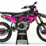 Kit déco motocross Yamaha - Frost - Rose