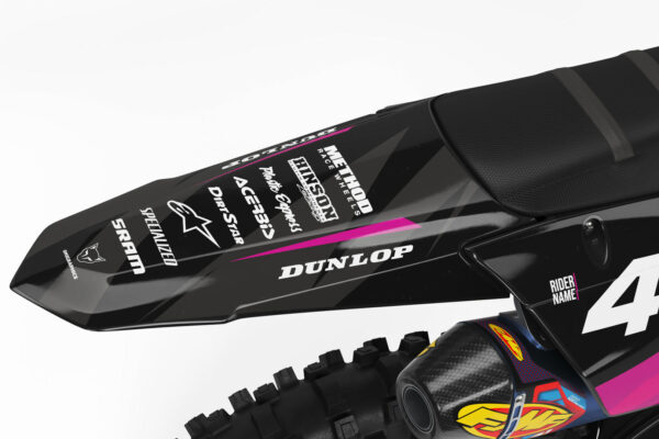 Kit déco motocross Yamaha - Frost - Rose 3
