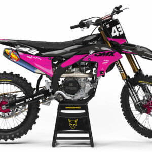 Kit déco motocross Yamaha - Frost - Rose