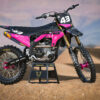 Kit déco motocross Yamaha - Frost - Rose Promo