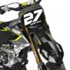 Kit déco motocross Yamaha - Fury - Noir Gris 2
