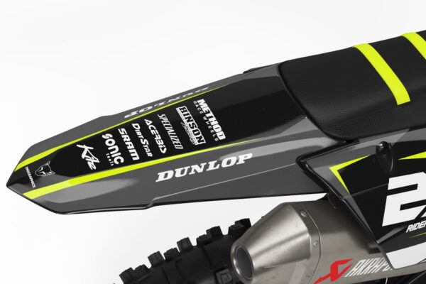 Kit déco motocross Yamaha - Fury - Noir Gris 3