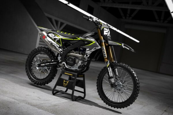 Kit déco motocross Yamaha - Fury - Noir Gris Promo