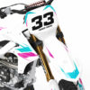 Kit déco motocross Yamaha - Glitch - Teal Rose 2