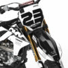 Kit déco motocross Yamaha - Holeshot - Blanc 2