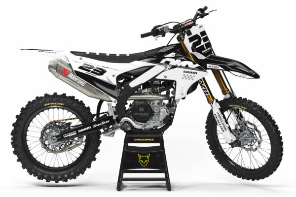 Kit déco motocross Yamaha - Holeshot - Blanc