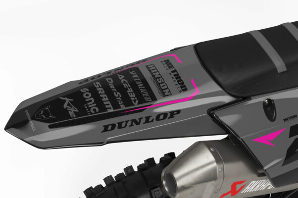 Kit déco motocross Yamaha - Holeshot - Gris 3