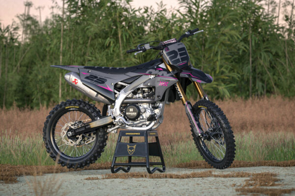 Kit déco motocross Yamaha - Holeshot - Gris Promo