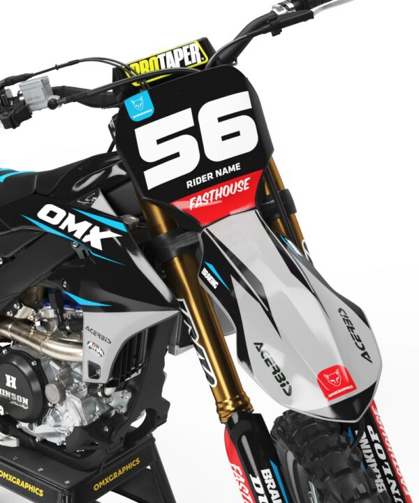 Kit déco motocross Yamaha - Instinct - Gris 2