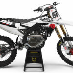 Kit déco motocross Yamaha - Japan - Blanc