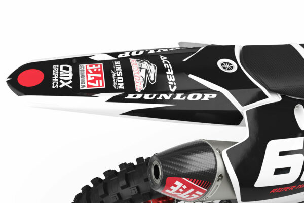 Kit déco motocross Yamaha - Japan - Blanc 3