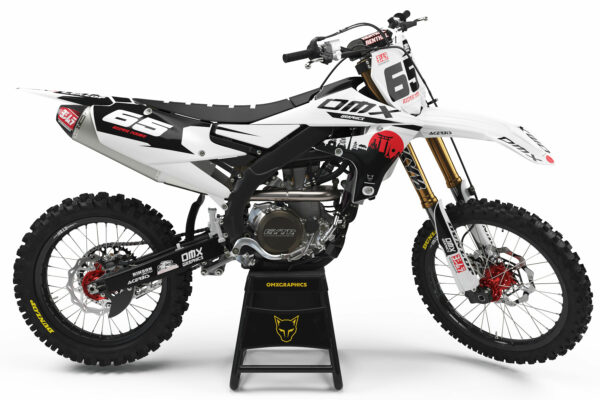 Kit déco motocross Yamaha - Japan - Blanc