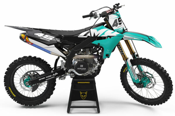 Kit déco motocross Yamaha - Local - Teal
