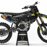 Kit déco motocross Yamaha - Phantom - Noir