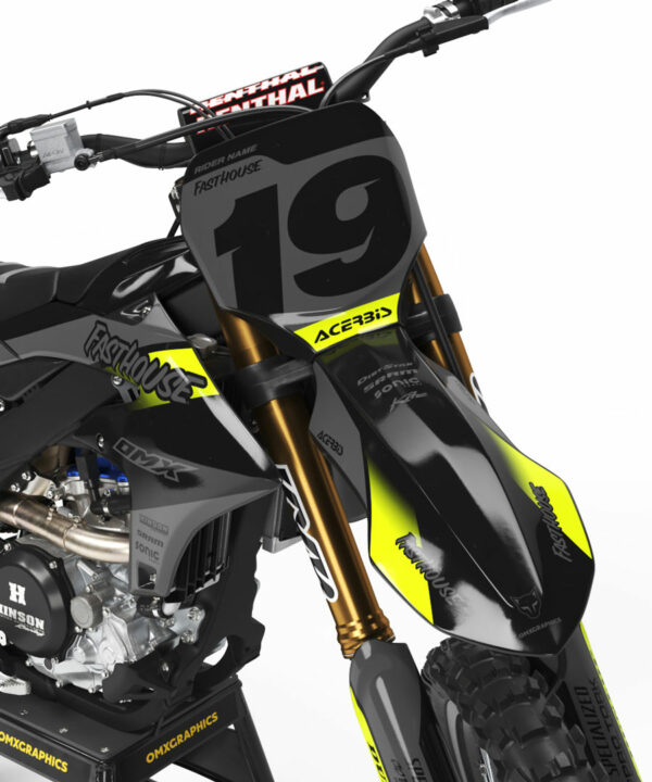 Kit déco motocross Yamaha - Phantom - Noir 2