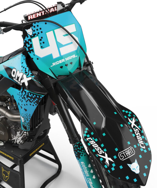 Kit déco motocross Yamaha - Pixel 2
