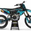 Kit déco motocross Yamaha - Punch - Bleu
