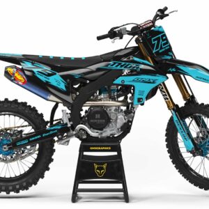 Kit déco motocross Yamaha - Punch - Bleu