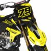Kit déco motocross Yamaha - Punch - Jaune 2