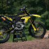 Kit déco motocross Yamaha - Punch - Jaune Promo