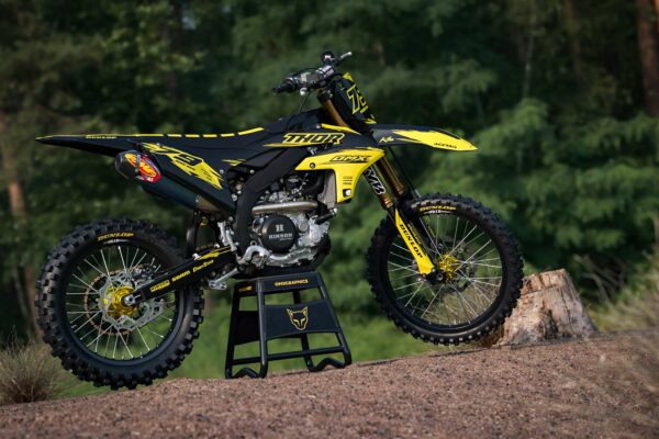Kit déco motocross Yamaha - Punch - Jaune Promo