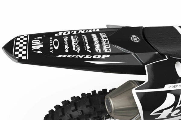 Kit déco motocross Yamaha - Race - Blanc 3