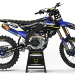 Kit déco motocross Yamaha - Reckless - Bleu
