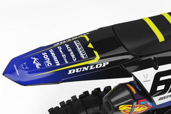Kit déco motocross Yamaha - Reckless - Bleu 3