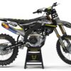 Kit déco motocross Yamaha - Reckless - Noir Gris