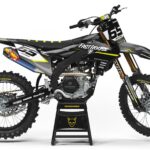 Kit déco motocross Yamaha - Reckless - Noir Gris