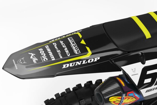 Kit déco motocross Yamaha - Reckless - Noir Gris 3