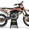 Kit déco motocross Yamaha - Redline - Retro Beige