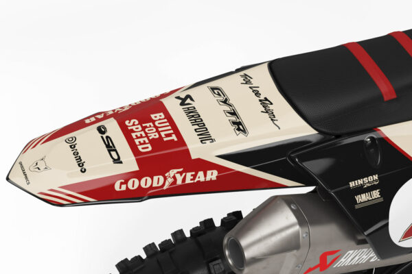 Kit déco motocross Yamaha - Redline - Retro Beige 3