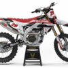 Kit déco motocross Yamaha - Redline - Retro Gris