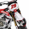 Kit déco motocross Yamaha - Redline - Retro Gris 2