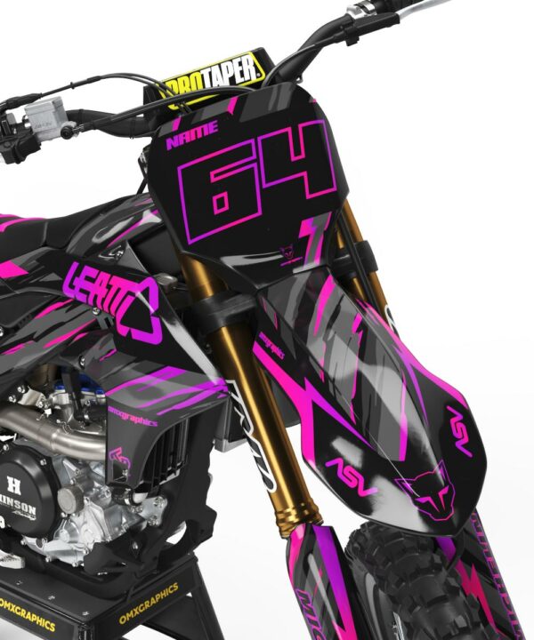 Kit déco motocross Yamaha - Rhyme - Rose 2