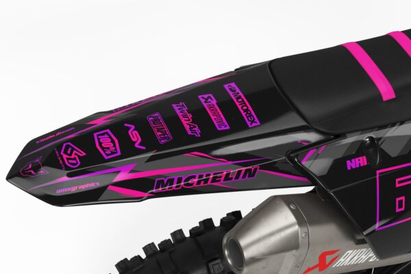Kit déco motocross Yamaha - Rhyme - Rose 3