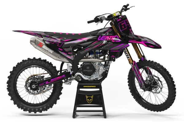 Kit déco motocross Yamaha - Rhyme - Rose