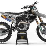 Kit déco motocross Yamaha - Ripcore - Gris