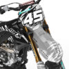 Kit déco motocross Yamaha - Ripcore - Gris 2