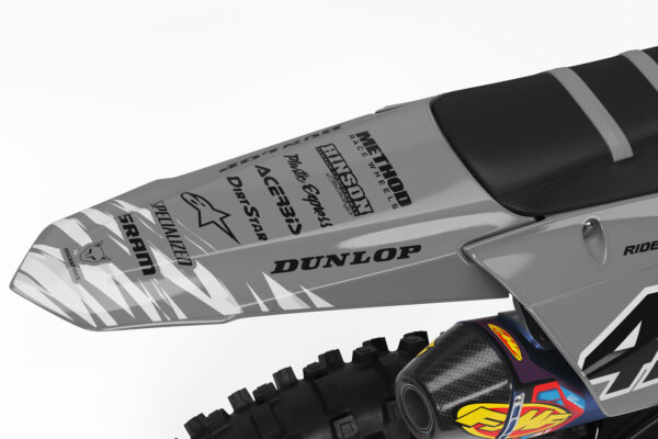 Kit déco motocross Yamaha - Ripcore - Gris 3