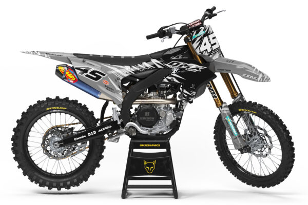 Kit déco motocross Yamaha - Ripcore - Gris