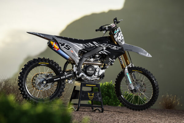 Kit déco motocross Yamaha - Ripcore - Gris Promo